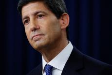 FILE PHOTO: Fed Reserve Chairman Kevin Warsh holds a press conference in Washington
