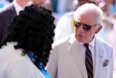 Britain's King Charles visits Bahamas