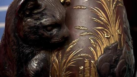 Appraisal: Christofle Mixed-Metal Lamp, ca. 1875: asset-mezzanine-16x9