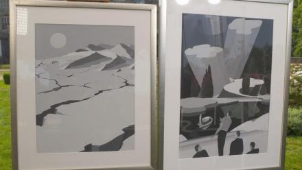 Appraisal: John Vassos Gouche Illustrations, ca. 1930: asset-mezzanine-16x9