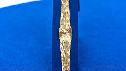 Appraisal: Rolex Gold & Diamond Bracelet Watch, ca. 1955: asset-original