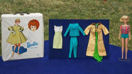 Appraisal: American Girl Barbie & Wardrobe, ca. 1965: asset-original