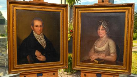 Appraisal: 1820 School of Charles Willson Peale Portraits: asset-original