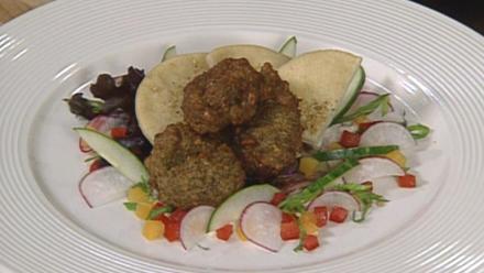 Eggplant Falafel with Tahini Dressing with Monique Barbeau: asset-mezzanine-16x9