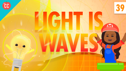 Light Is Waves: Crash Course Physics #39: asset-mezzanine-16x9