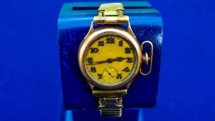 Appraisal: George S. Patton's Gold WWI Trench Watch: asset-mezzanine-16x9