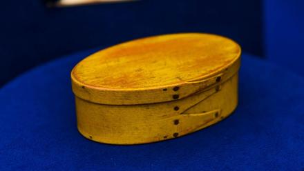 Appraisal: Shaker-signed Box with Note, ca. 1850: asset-mezzanine-16x9