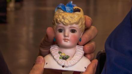 Appraisal: German Bisque Doll Head, ca. 1880: asset-mezzanine-16x9