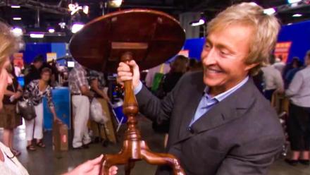 Appraisal: George II Walnut Tripod Table, ca. 1760: asset-mezzanine-16x9