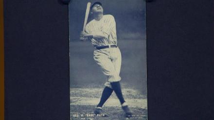 Appraisal: 1928 Babe Ruth Exhibition Card: asset-mezzanine-16x9
