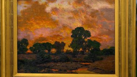 Appraisal: Charles Partridge Adams Oil Painting, ca. 1910: asset-mezzanine-16x9