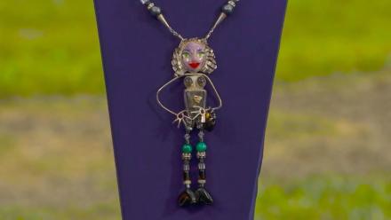 Appraisal: Laura Stamper Craft Jewelry Necklace, ca. 1990: asset-mezzanine-16x9