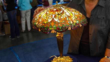 Appraisal: Duffner & Kimberly Table Lamp, ca. 1910: asset-mezzanine-16x9