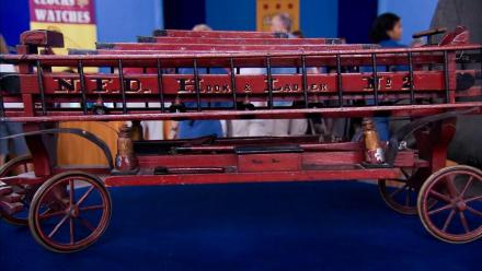 Appraisal: Hook & Ladder Fire Truck Model, ca. 1910: asset-mezzanine-16x9