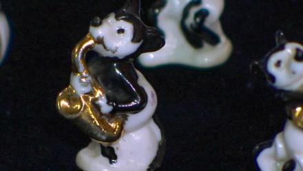 Appraisal: German Bisque Mickey Mouse Figures, ca. 1930: asset-mezzanine-16x9