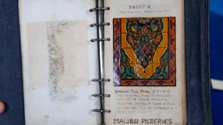 Appraisal: Malibu Potteries Salesman's Sample Book, ca. 1930: asset-mezzanine-16x9