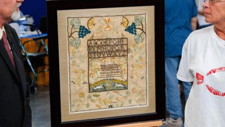 Appraisal: 1812 Needlework Sampler: asset-mezzanine-16x9