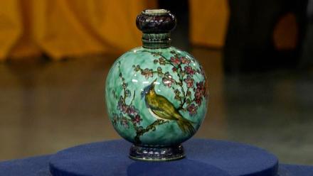 Appraisal: John Bennett Faience Vase, ca. 1885: asset-mezzanine-16x9