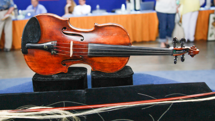Appraisal: Gagliano Family Violin & F.N. Voirin Bow: asset-mezzanine-16x9