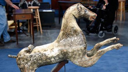 Appraisal: Crandall Hobby Horse, ca. 1880: asset-mezzanine-16x9