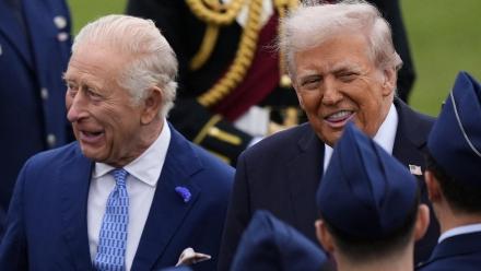 Trump greeted with royal reception to begin his state visit: asset-mezzanine-16x9