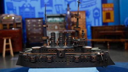 Appraisal: Dent Hardware Toy Battleship, ca. 1920: asset-mezzanine-16x9