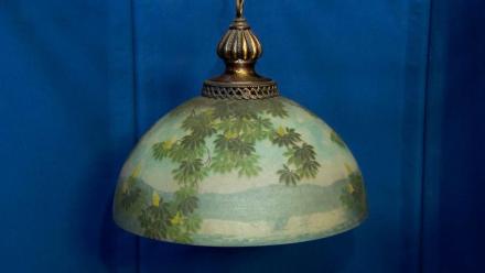 Appraisal: Reverse-painted Handel Shade, ca. 1920: asset-mezzanine-16x9