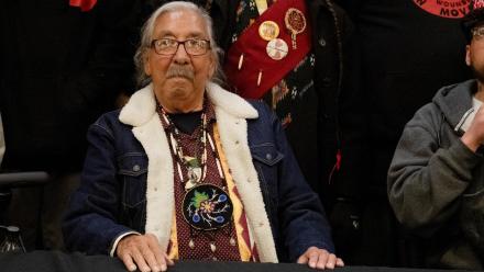 Indigenous activist Leonard Peltier on life after prison: asset-mezzanine-16x9