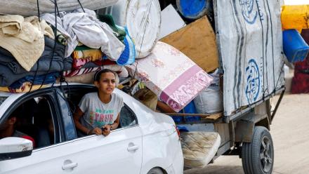 Aid begins to flow into Gaza as Trump heads to Israel: asset-mezzanine-16x9