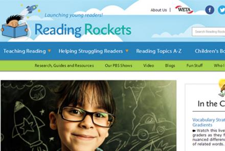 Reading Rockets Homepage