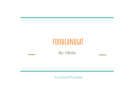 Foodlandia! cover