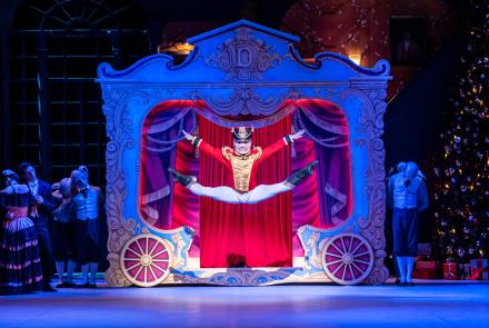 Rhys Antoni Yeomans as the Nutcracker Doll 