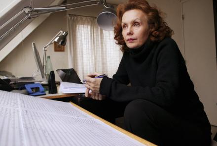 Finnish composer Kaija Saariaho was always searching for new timbres of instrumental sound.