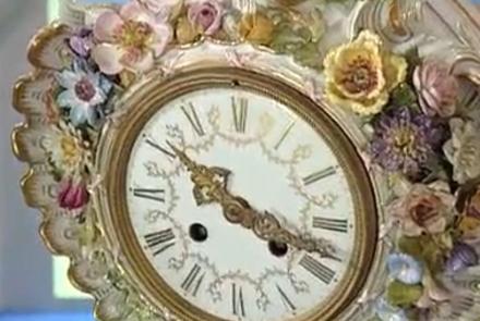 Appraisal: Meissen Porcelain Clock, ca. 1885: asset-mezzanine-16x9