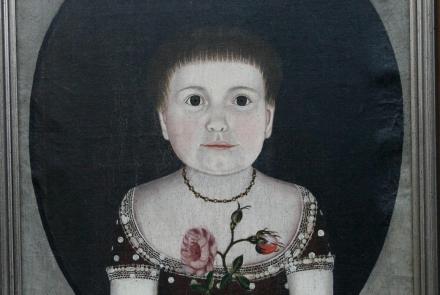Appraisal: 1786 Folk Art Child's Oil Portrait: asset-mezzanine-16x9