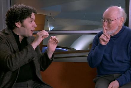 John Williams and Gustavo Dudamel Discuss Film Score: asset-mezzanine-16x9