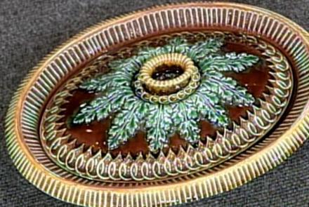 Appraisal: 1862 Victorian Wedgwood Majolica Game Pie Dish: asset-mezzanine-16x9