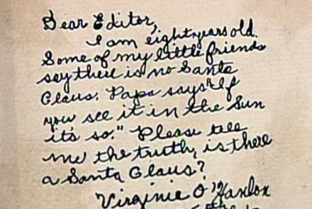 Appraisal: 1897 "Yes, Virginia" Santa Claus Letter: asset-mezzanine-16x9