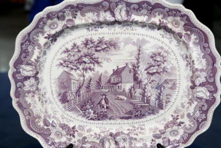 Appraisal: American Historical Staffordshire Platter: asset-mezzanine-16x9