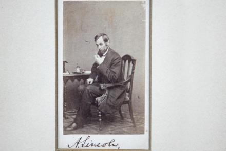 Appraisal: 1862 Lincoln Letters & Signed Carte-de-visite: asset-mezzanine-16x9