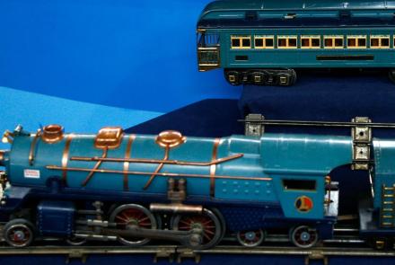 Appraisal: Lionel Blue Comet Train, ca. 1935: asset-mezzanine-16x9