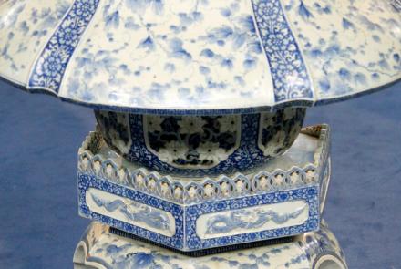 Appraisal: Japanese Porcelain Lantern, ca. 1900: asset-mezzanine-16x9