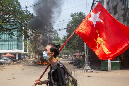Myanmar ethnic group faces airstrikes for protesting coup: asset-mezzanine-16x9