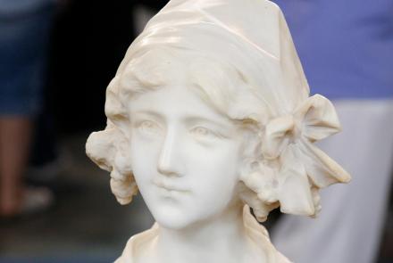 Appraisal: Italian Alabaster & Micromosaic Bust, ca. 1895: asset-mezzanine-16x9