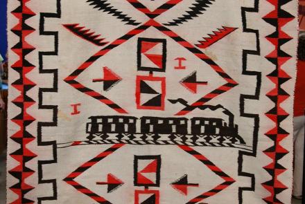 Appraisal: Navajo Transitional Pictorial Weaving, ca. 1890: asset-mezzanine-16x9