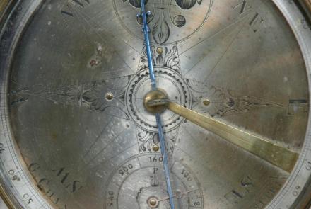 Appraisal: Goldsmith Chandlee Surveyor's Compass, ca. 1790: asset-mezzanine-16x9