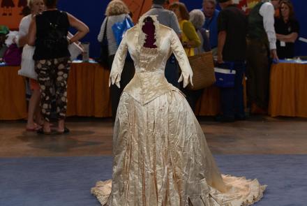 Appraisal: Silk Wedding Gown, ca. 1875: asset-mezzanine-16x9