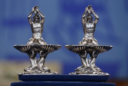 Appraisal: Pairpoint Brothers Table Ornaments, ca. 1912: asset-mezzanine-16x9