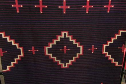 Appraisal: Navajo Germantown Wool Rug, ca. 1890: asset-mezzanine-16x9
