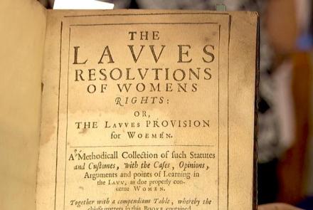 Appraisal: 1632 "The Lawes Resolutions of Women's Rights": asset-mezzanine-16x9